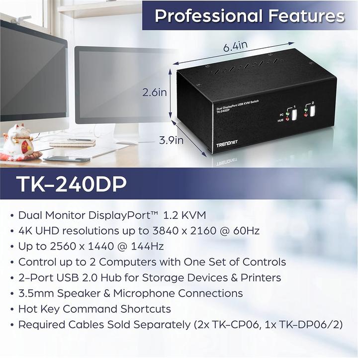 Produktbild Trendnet TK-240DP
