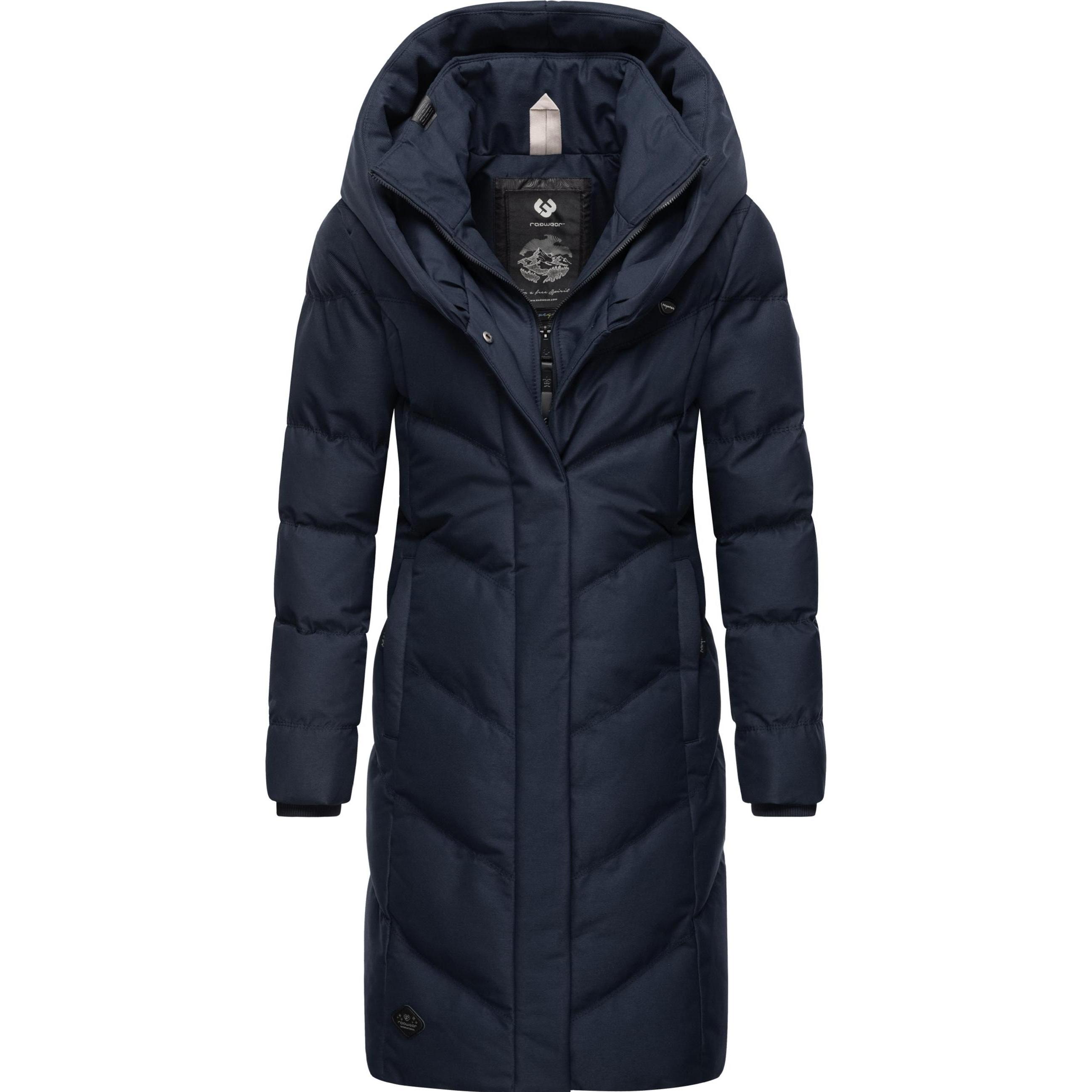 Ragwear, Damen, Jacke, Natalka Melange (XXL), Blau, XXL
