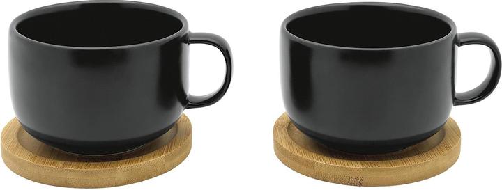 Produktbild Bredemeijer Teebecher Umea m.U.schwarz 2er (250 ml, 2 x)