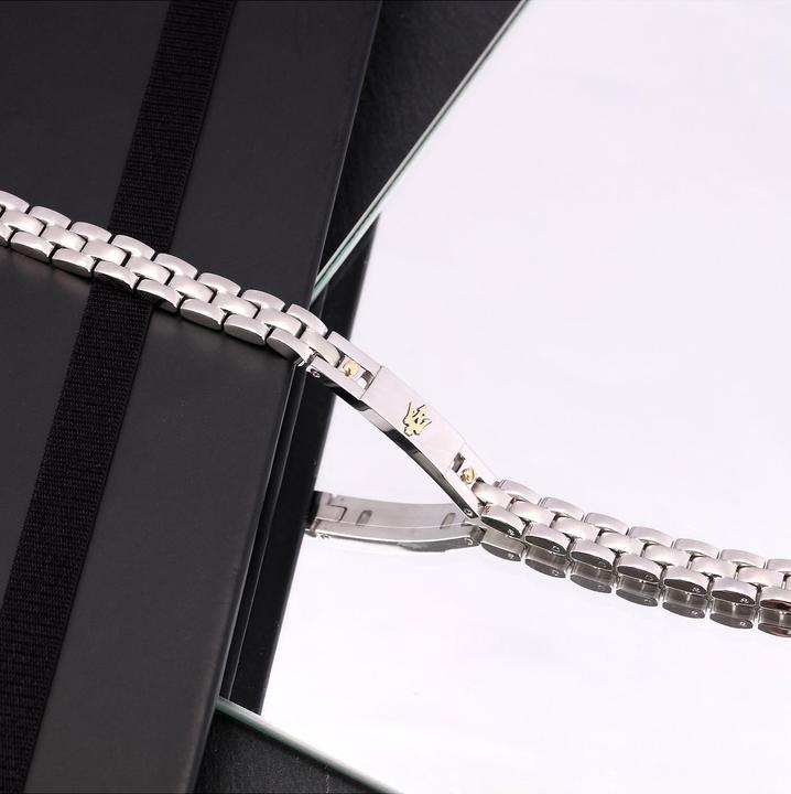 Immagine prodotto Maserati Armband (22 cm, Acciaio inossidabile)