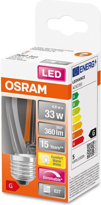 Image du produit Osram Led Retrofit Classic St45 (E27, 360 lm, 1x)