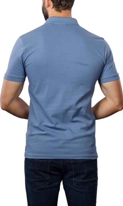 Image du produit Hugo Boss Boss Orange Short Sleeve Polo Shirt Slim Fit Open Blue (3XL)