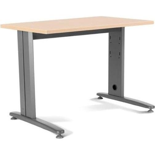 Rocada, Schreibtisch, Schreibtisch Metal BxTxH 120x60x72cm Gestell grau Platte Melamin buche (120 x 60 x 72 cm)