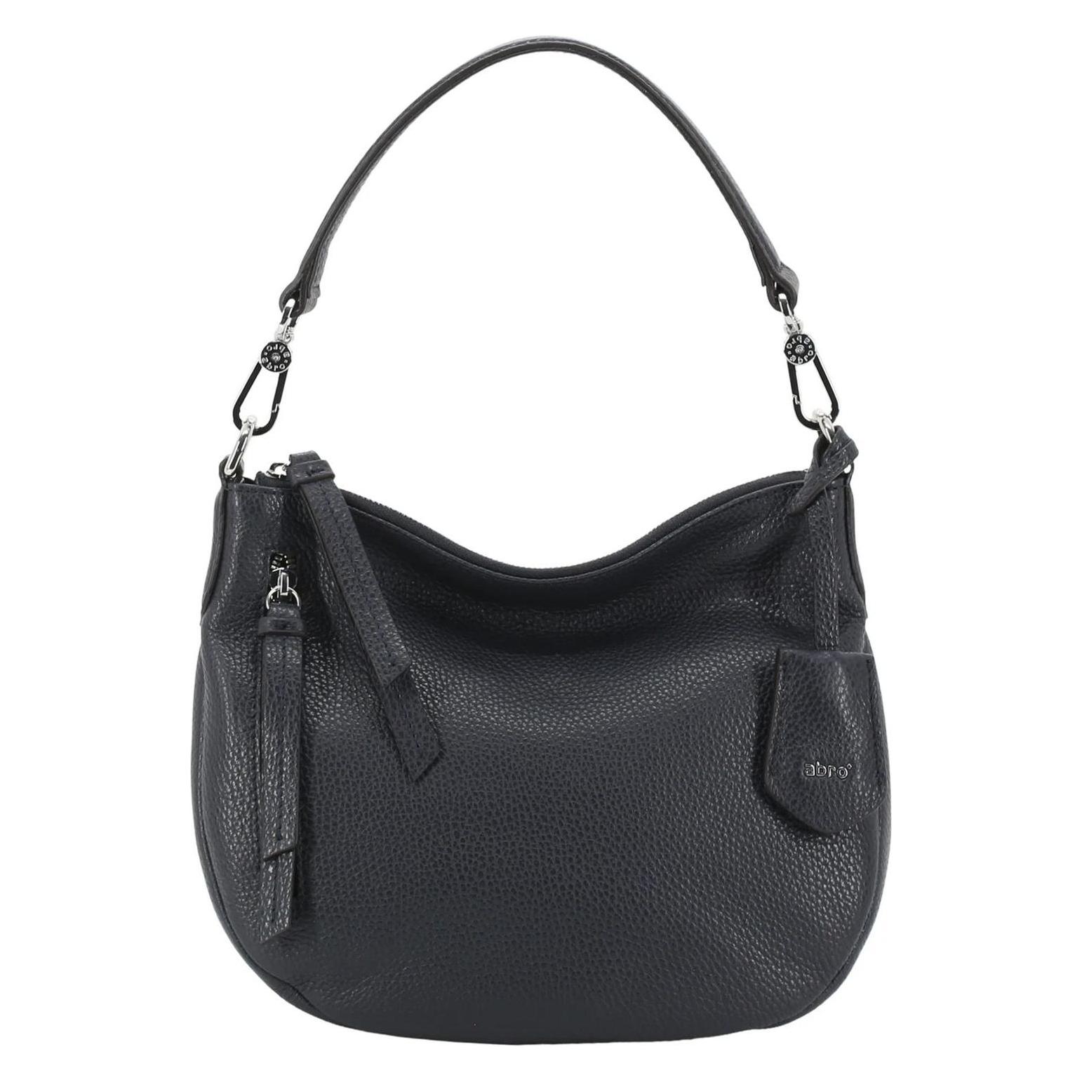 Abro, Damen, Handtasche, Leather Adria Hobo Bag Juna, Blau