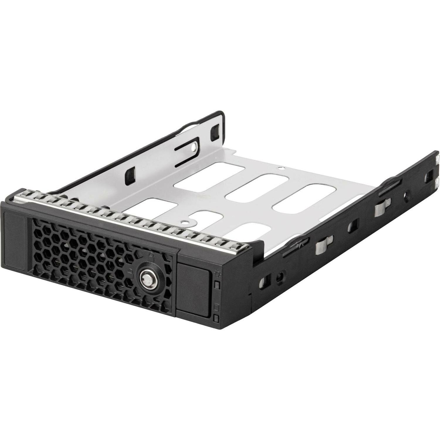 Silverstone SST-G11908010-RT - Inserto per disco rigido da 2,5/3,5 pollici con blocco antifurto per Si, Accessori per dischi rigidi