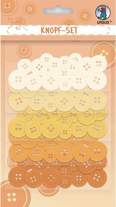 Actual product image Ursus Buttons mix yellow