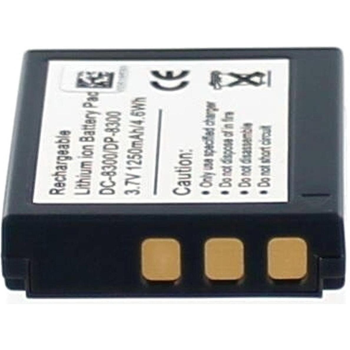 Thumbnail - AGI 3477 - 1000 mAh - 3,7 V - Lithium-Ion (Li-Ion) - 1 Stück(e) (Akku), Kamera Stromversorgung, Schwarz