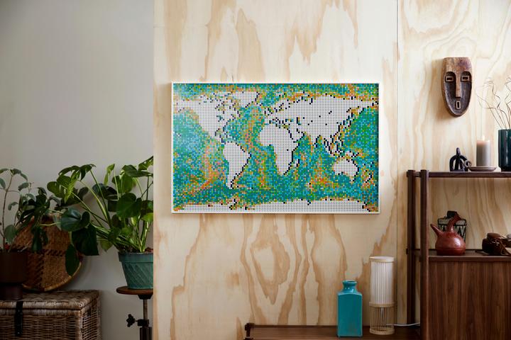 Image du produit LEGO Carte du monde (31203, LEGO Art, LEGO difficiles à trouver)