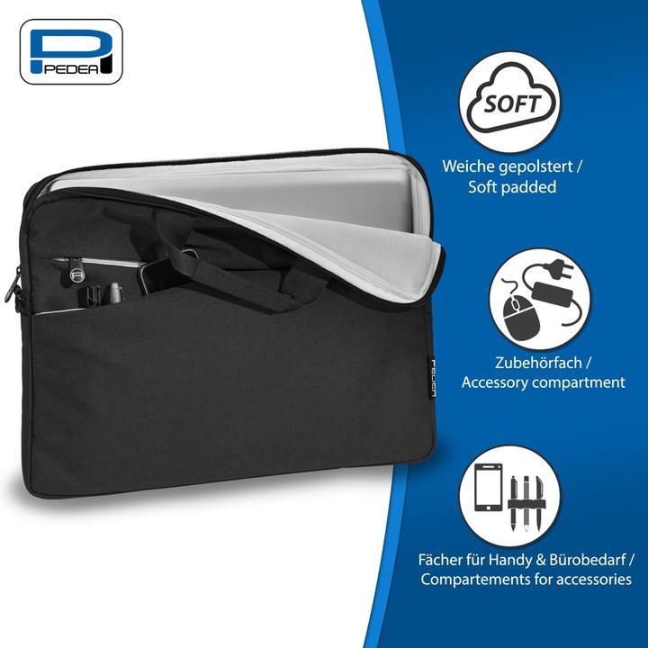 Produktbild Pedea Fashion Notebook Tasche 33,8cm 13,3Zoll schwarz (13.30", Universal)