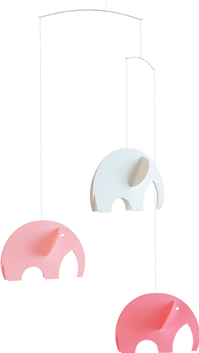 Flensted Mobiles Olephants with gift box