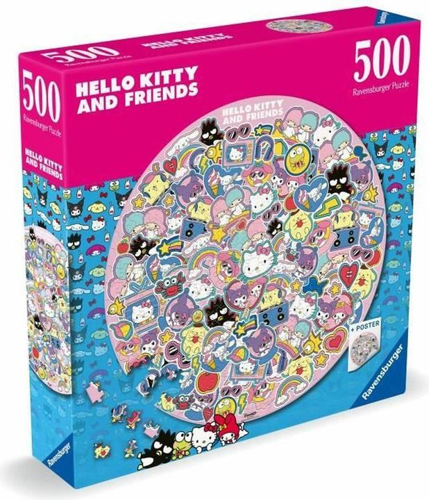 Immagine prodotto Ravensburger Puzzle 12001391 - Hello Kitty - Puzzle rotondo da 500 pezzi per adulti e bambini dai 14 anni in su (500 pezzi)