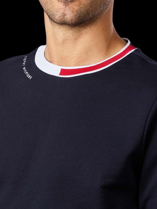 Produktbild Tommy Hilfiger Jacquard Pullover Crew Neck Desert Sky (XXL)
