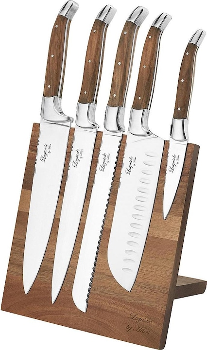 Haws Laguiole knife set with magnetic block 5 pieces
