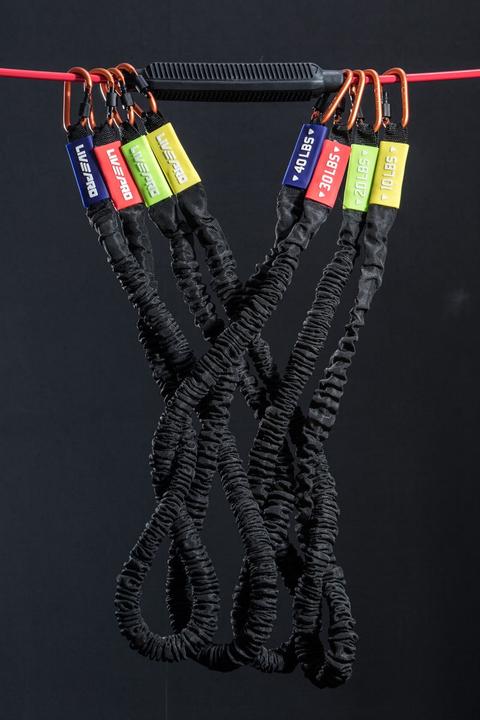 Actual product image Livepro Widerstandsband ummantelt mit Karabiner (1.20 m)