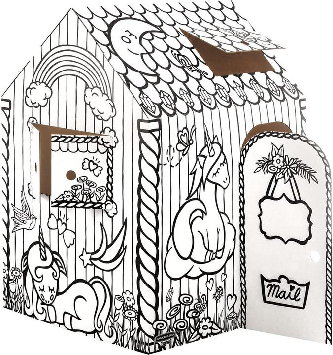 Image du produit Fellowes Spielhaus BANKERS BOX 1232401 Einhorn 121x97x81cm