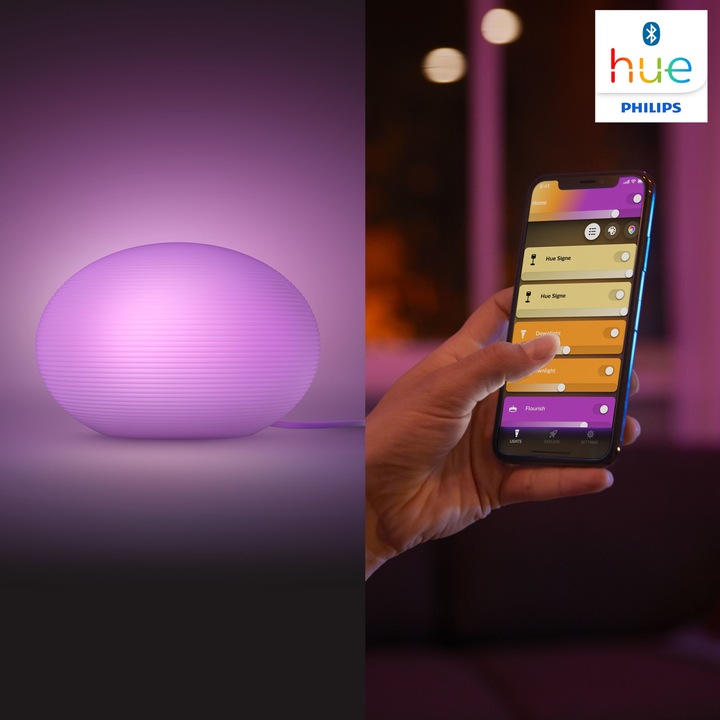Actual product image Philips Hue Flourish table light (806 lm, E27)
