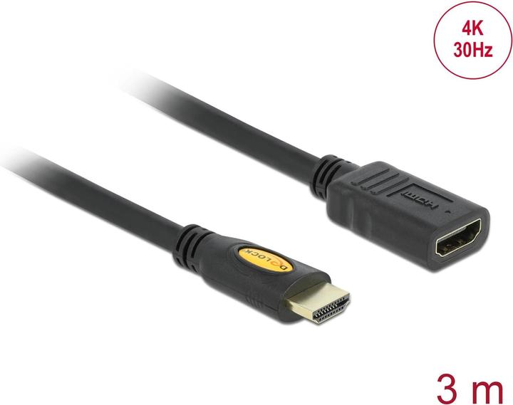 Produktbild Delock HDMI (Typ A) — HDMI (Typ A) (3 m, HDMI, 1.4)