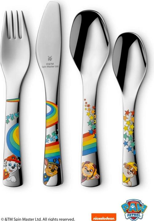 Produktbild WMF Kindergeschirr Kinderbesteck 6tlg Paw Patrol Edelstahl spülmaschinengeeignet