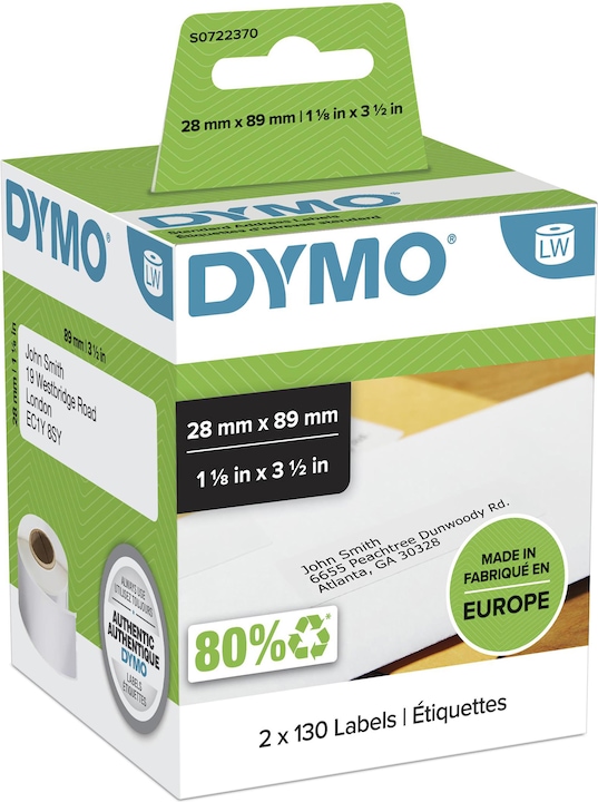 Actual product image Dymo S0722370 Address Labels