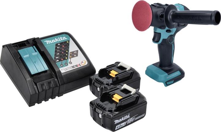 Image du produit Makita DPV 300 RM Ponceuse sans fil Polisseuse 18 V 50 / 80 mm Brushless + 2x batterie 4,0 Ah + chargeur (Ponceuse excentrique)
