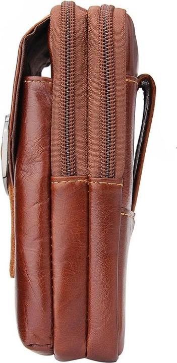 Actual product image Cover-Discount Universal - double zipper belt bag brown