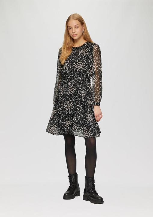 Produktbild S.Oliver Kleid Leichtes Chiffonkleid mit All-over-Print (36)