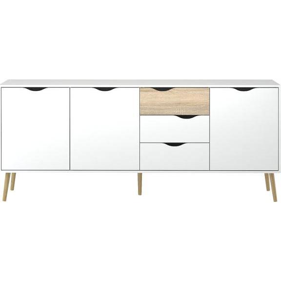 Ebuy24, Kommode + Sideboard, Sideboard Napoli (82 x 196 x 39 cm)