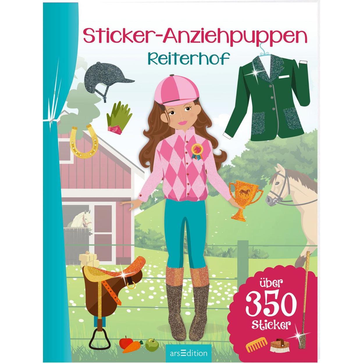 Sticker-Anziehpuppen Reiterhof, Kinderbücher von Eva Schindler