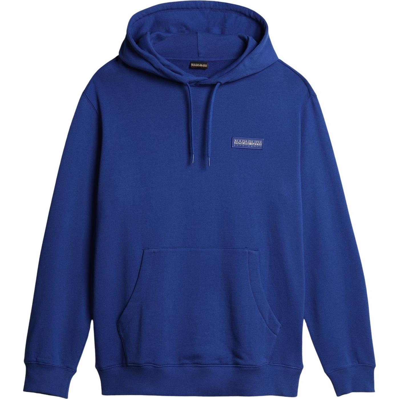 Napapijri, Herren, Pullover, kapuzenpullover morgex, Blau, (S)