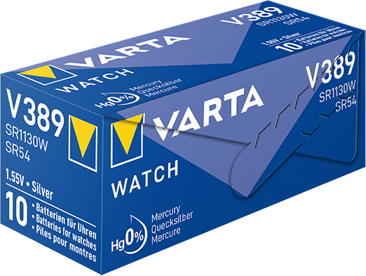 Produktbild Varta Watch V389 (1 Stk., SR54, 81 mAh)