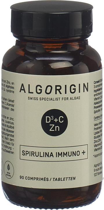 Produktbild Algorigin Spirulina Immuno+ Tabl (90 Stück, Tabletten, 164 g)