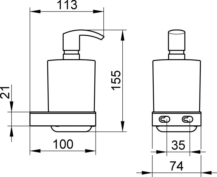 Produktbild Keuco Smart.2 Lotionspender