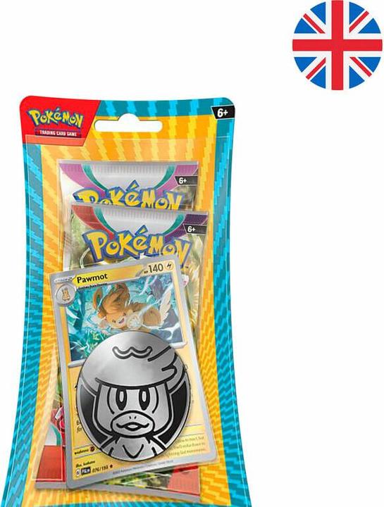 Produktbild Pokémon Blister Booster Doppelpack (Jan2024) Checklane Footprint *Englische Version* (Englisch, Blister Pack)