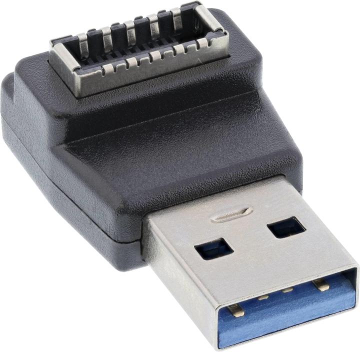 Produktbild InLine USB 3.2 Adapter, USB-A Stecker zu intern USB-E Frontpanel Buchse (USB, 32 cm)
