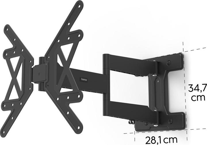 Produktbild Hama Fullmotion (Wand, 50 kg, 32" - 65")