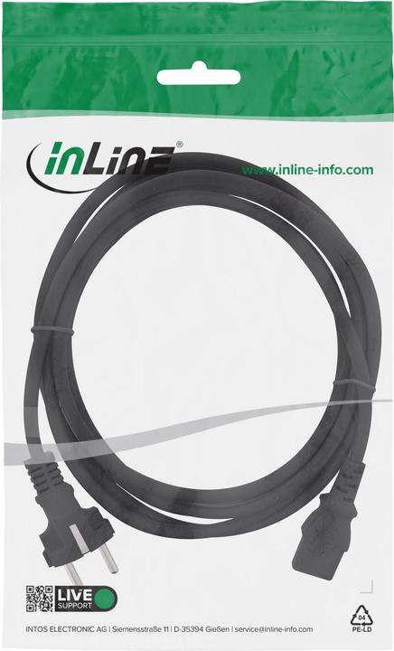 Produktbild InLine Netzkabel (0.30 m)