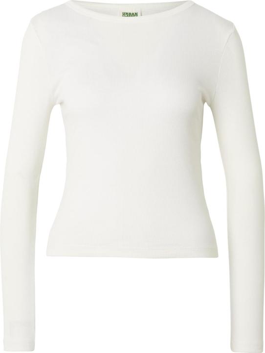 Produktbild Urban Classics Ladies Basic Rib Longsleeve 2-Pack black+offwhite M (M)