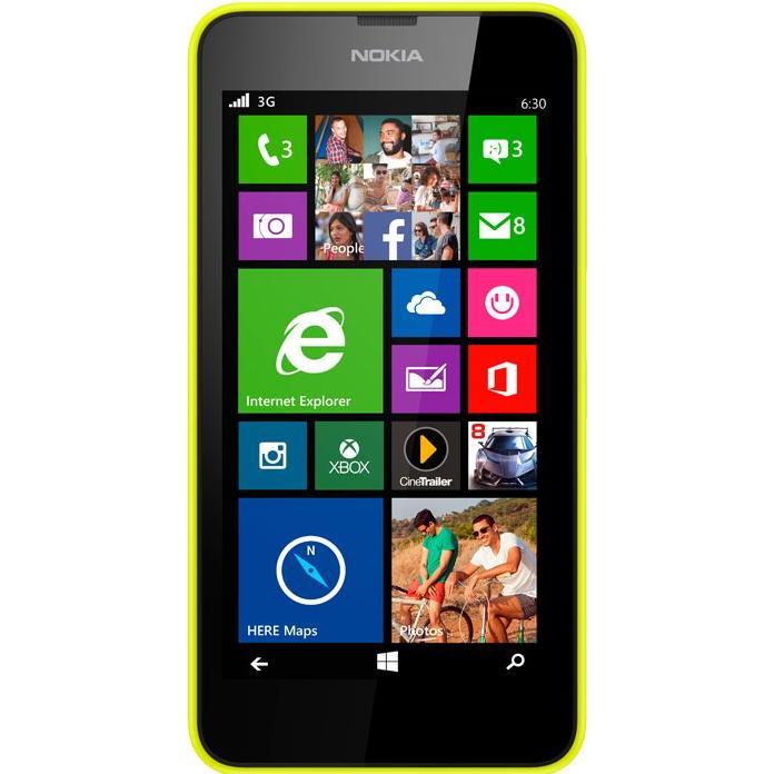 Nokia Lumia 635 (8 GB, Giallo, 4.50", 4G), Smartphone