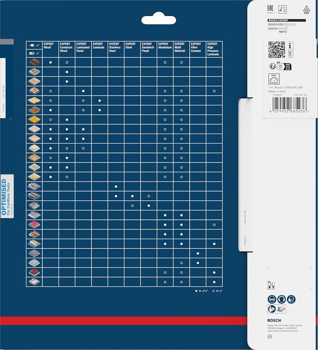 Produktbild Bosch Professional Zubehör EXPERT Laminated Panel Kreissägeblatt, 254x30 mm, T78