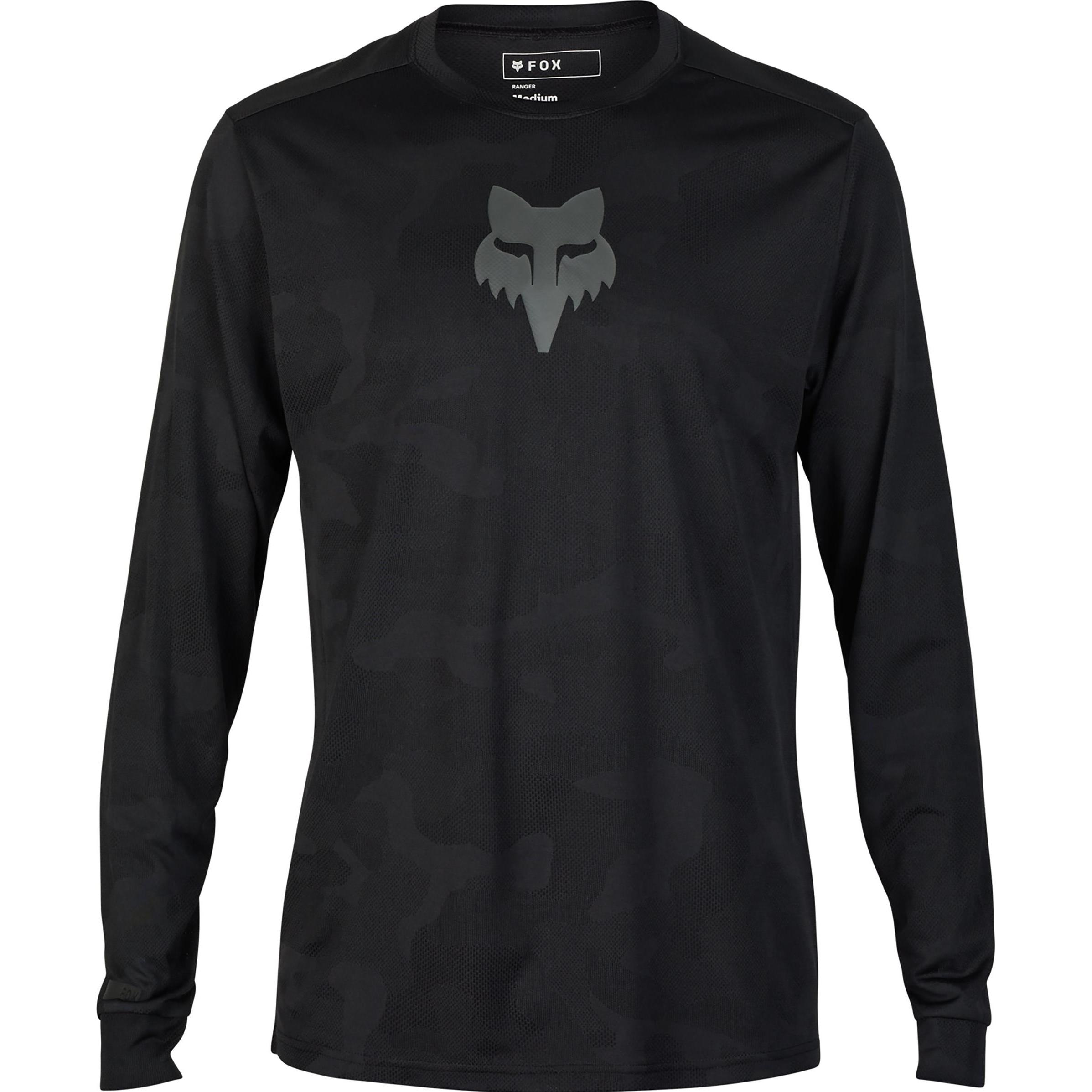 Fox, Herren, Velotrikot, Jersey 24 Ranger Tru Dri Ls Blk (XXL), Schwarz, XXL