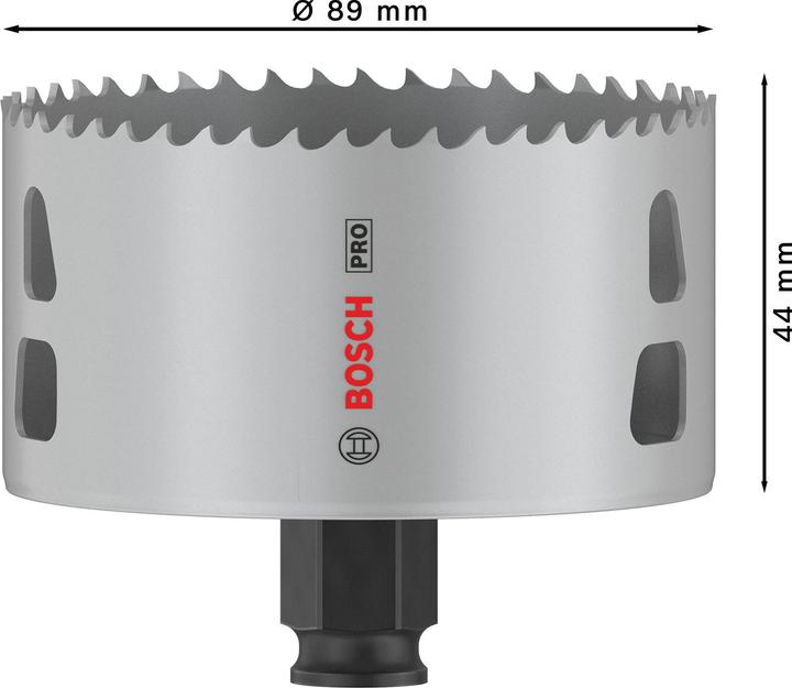 Produktbild Bosch Professional Zubehör PRO Multi Material PC Plus Lochsäge, 89 mm (89 mm)