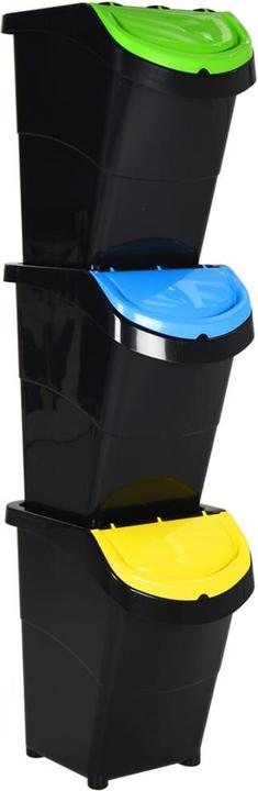 Produktbild vidaXL Abfallbehälter stapelbar (120 l)
