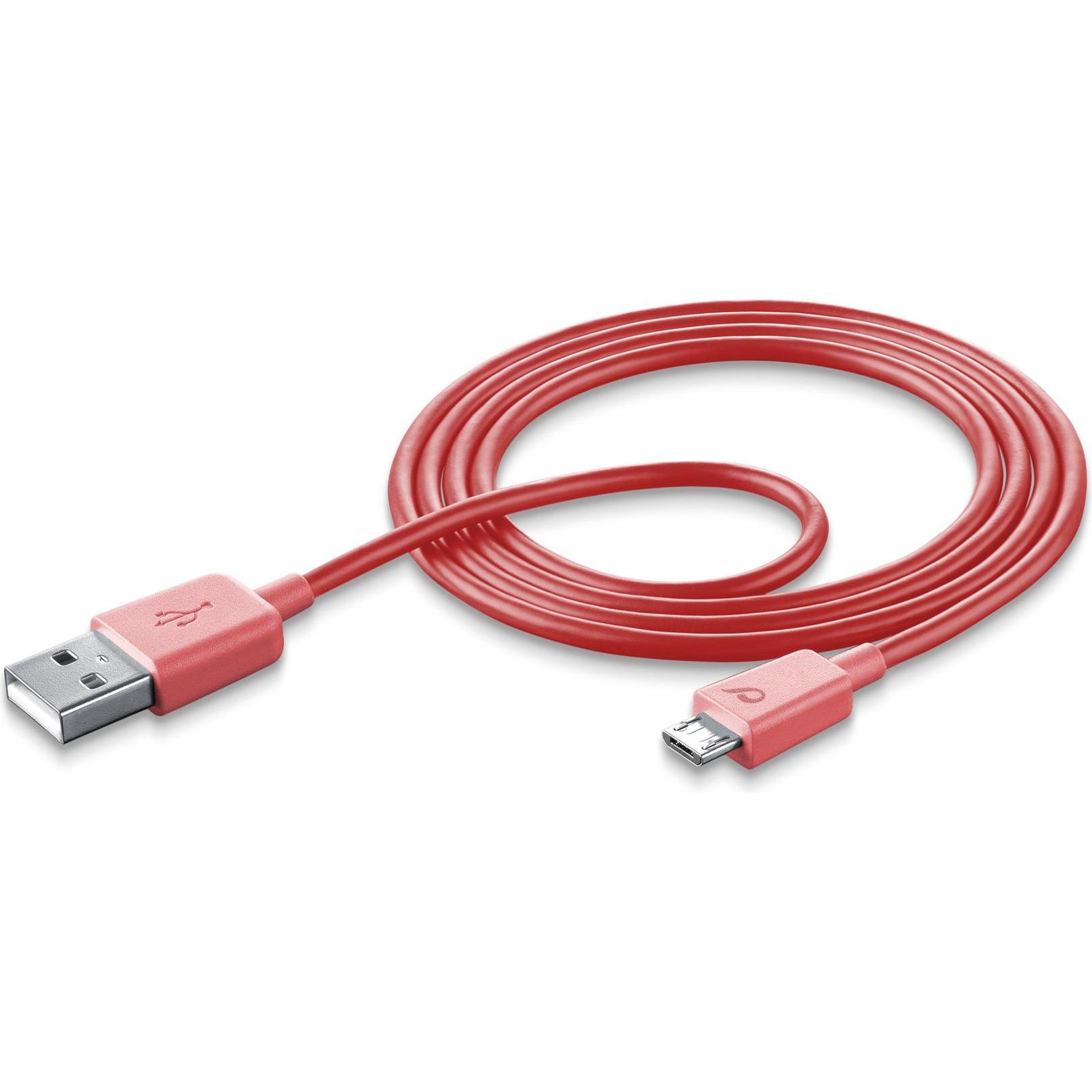 Cellularline #Stylecolor Cable 100cm - MICRO USB (1 m, USB 2.0), USB Kabel