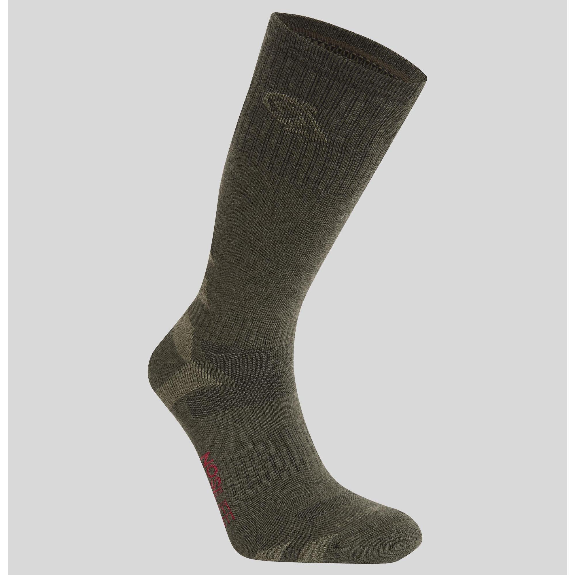 Craghoppers, Herren, Sportsocken, Nosilife Adventure Woll Socken (36 - 38), Grün
