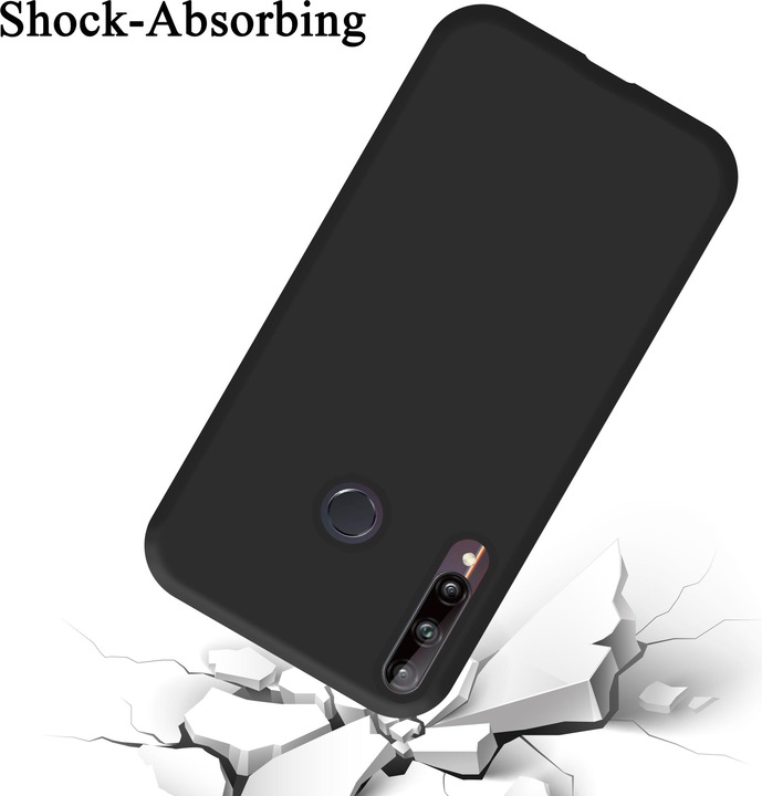 Actual product image Cadorabo TPU Liquid Silicone Case Cover (Huawei P40 Lite E)