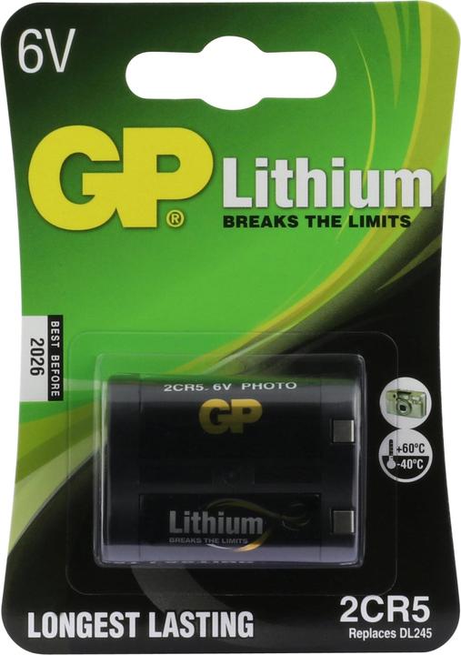 Actual product image GP Batteries 2CR5 (1 pcs., 2CR5, 1400 mAh)