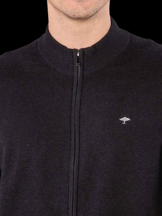 Actual product image Fynch-Hatton Cardigan-Zip Sweater charcoal (M)