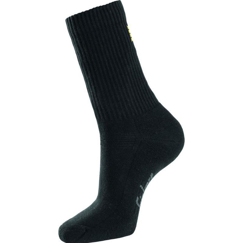 Snickers Workwear, Socken, Baumwollsocken 9214 - 3er-Pack, Schwarz, (3er Pack, 41 - 44)