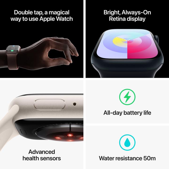 Actual product image Apple Watch Series 9 (41 mm, 4G)
