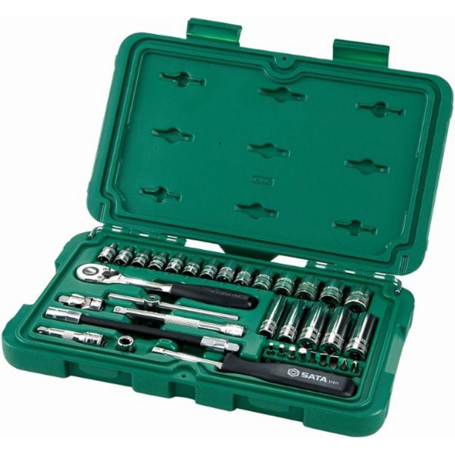 Thumbnail - SATA, Steckschlüssel + Stecknuss, Steckschlüssel Garnitur 6kt, 1/4" 25-tlg.
